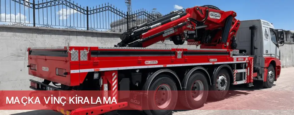 Maçka İlçemi Vinç Kiralama